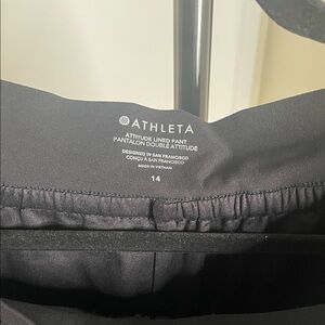 Athleta Black Attitude Lined Pants